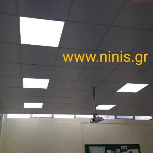 Τοποθέτηση φωτιστικών LED σε σχολείο στο Μαρκόπουλο